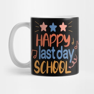 Stars Happy Last Day Of School Cute Graduation Mug